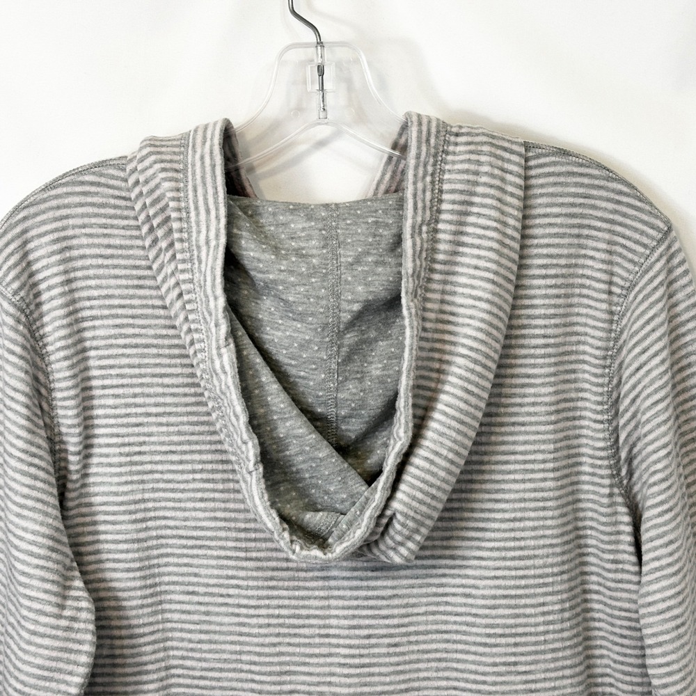 Disney Parks‎ Large Jacket Princess Silhouettes Striped Full Zip Hoodie Gray 394 - Picture 7 of 11